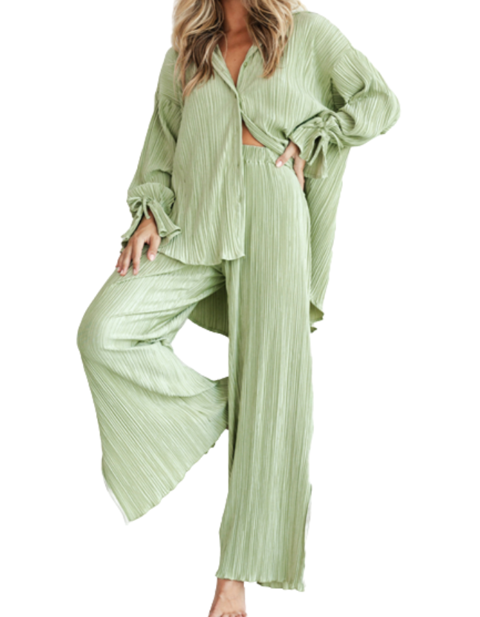 SHOPIQAT Pleated Set - Premium from shopiqat - Just $9.950! Shop now at shopiqat